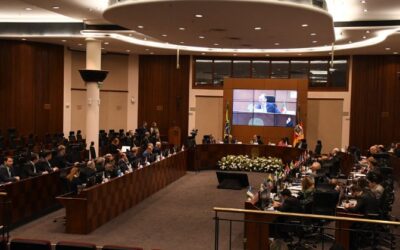 Uso da Inteligência Artificial no Judiciário e a comunicação de atos judiciais foram debatidos no encontro de Presidentes de TJs na manhã desta quinta-feira