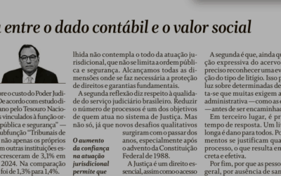 A Justiça entre o dado contábil e o valor social