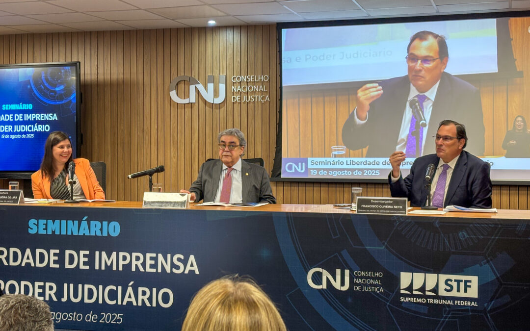 Liberdade de imprensa é tema de seminário promovido pelo CNJ e STF