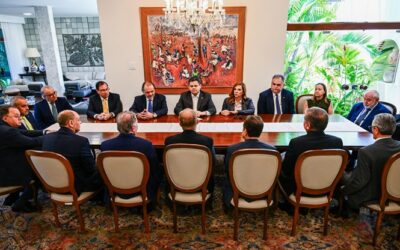 Presidente do TJSC tem encontro institucional com o senador Davi Alcolumbr